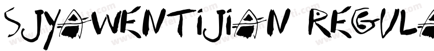 SJyawentijian Regula字体转换